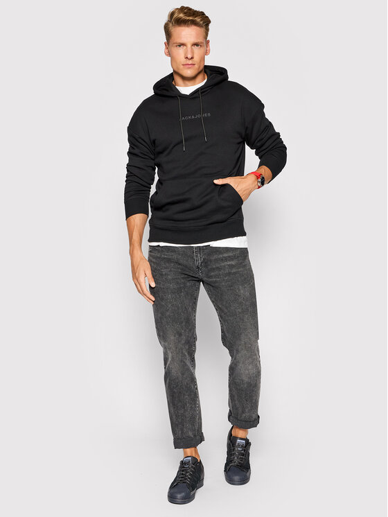 Felpa Marco 12192830 Nero Relaxed Fit