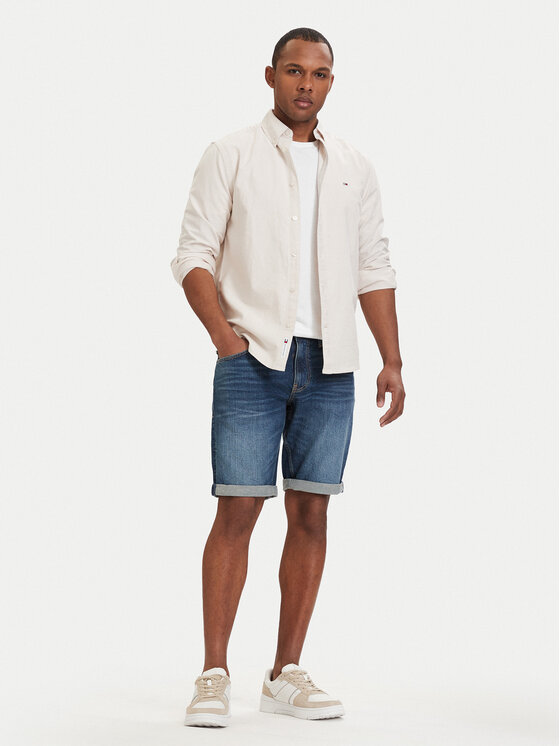 Tommy Jeans Tommy Jeans Jeansshorts Ronnie DM0DM22980 Dunkelblau Slim Fit