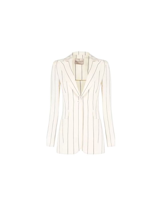 Rinascimento Rinascimento Giacca da donna Giacca righe Beige Regular Fit