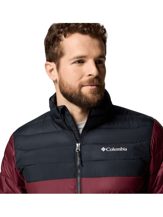 Columbia Columbia Kurtka zimowa Powder Lite II Jacket 2086964624 Bordowy Regular Fit