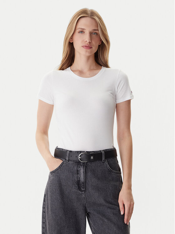 Tommy Hilfiger Tommy Hilfiger Комплект тениски UW0UW05974 Цветен Slim Fit