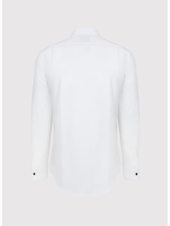 Pako Lorente Pako Lorente Koszula P25SF-1X-048 Biały Slim Fit
