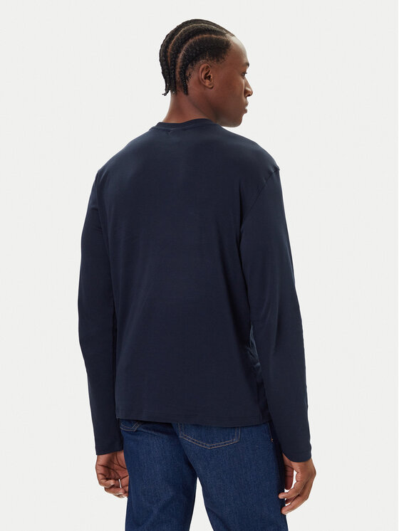 Calvin Klein Calvin Klein Тениска с дълъг ръкав LV04LD227G Тъмносин Regular Fit