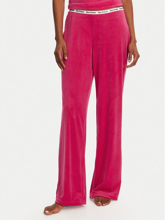 Juicy Couture Juicy Couture Pizsama nadrág Vicky JCLAS125504 Rózsaszín Flare Fit