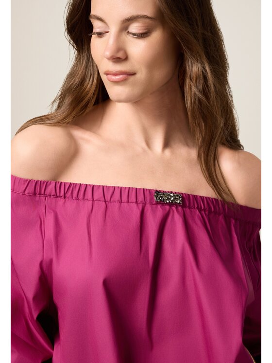 Oltre Oltre Blusa 2485J100726N019 Rosa Over Fit