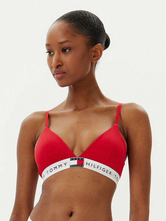 Tommy Hilfiger Tommy Hilfiger Bralette melltartó UW0UW06040 Piros
