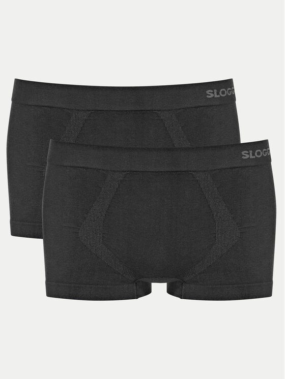 Sloggi Komplet bokserek 10219624 Czarny
