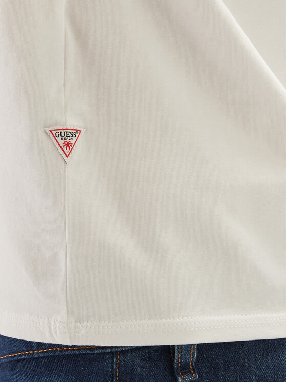 Guess Guess T-Shirt F6GI00 J1314 Biały Slim Fit