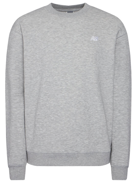 New Balance New Balance Felpa Small Logo MT41507 Grigio Relaxed Fit