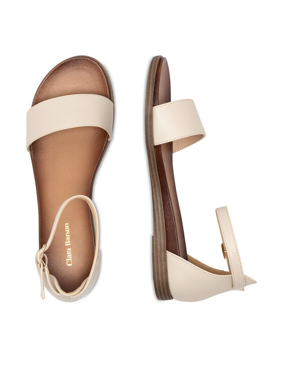 Clara Barson Clara Barson Sandály MAGNA WS5811-01 Béžová