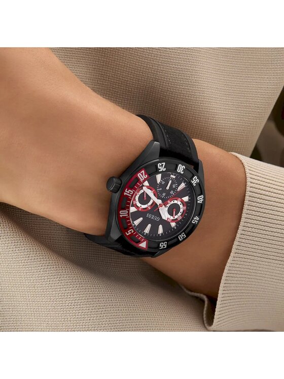 Guess Guess Hodinky GW0903G2 Čierna