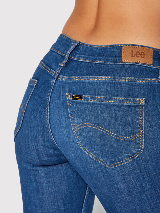 Lee Lee Jeansy Scarlett L526OPSO 112140203 Niebieski Skinny Fit