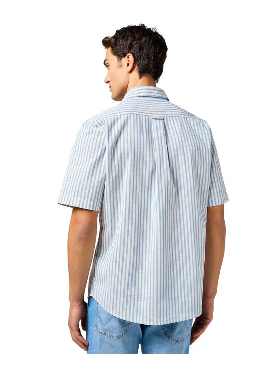 Wrangler Wrangler Koszula 112362757 Niebieski Regular Fit