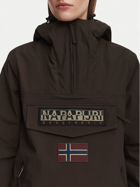 Napapijri Napapijri Kurtka anorak Rainforest W Pkt 4 NP0A4GM6 Brązowy Regular Fit