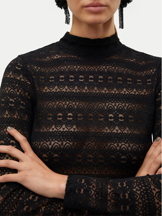 Vero Moda Vero Moda Bluse Zoe 10315443 Schwarz Slim Fit