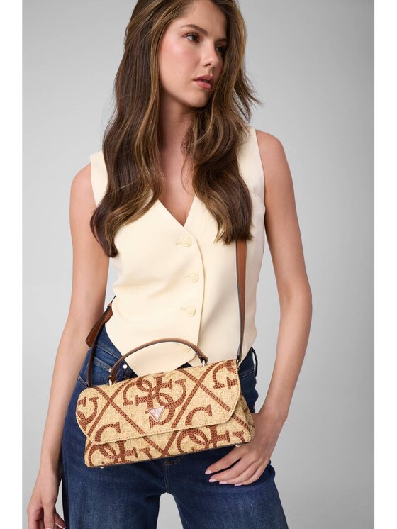 Guess Guess Ročna torba Kristen HWWL97 43200 Bež