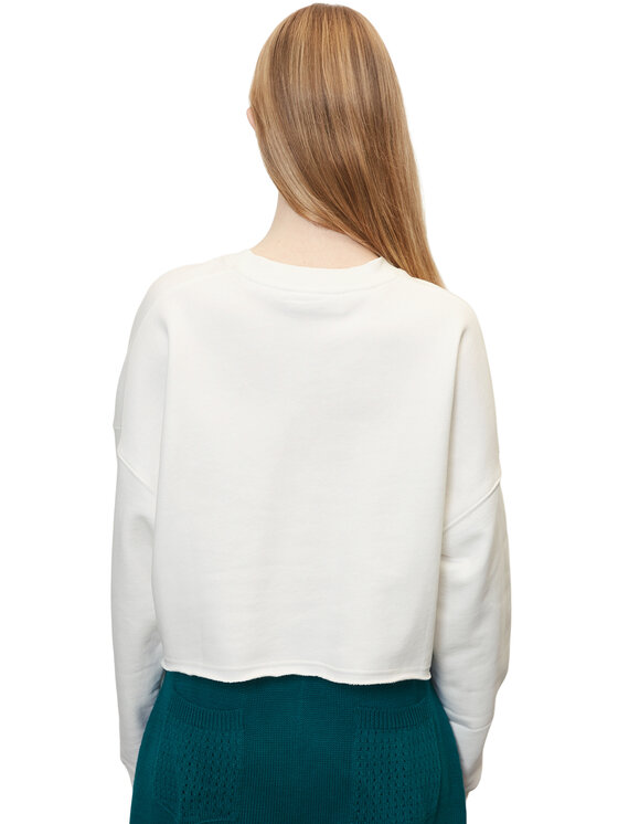 Marc O'Polo Denim Marc O'Polo Denim Džemperis ar kapuci 343 4196 54047 Balts Oversize