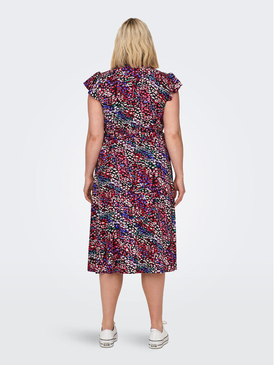 ONLY Carmakoma ONLY Carmakoma Kleid für den Alltag 15297167 Bunt Regular Fit