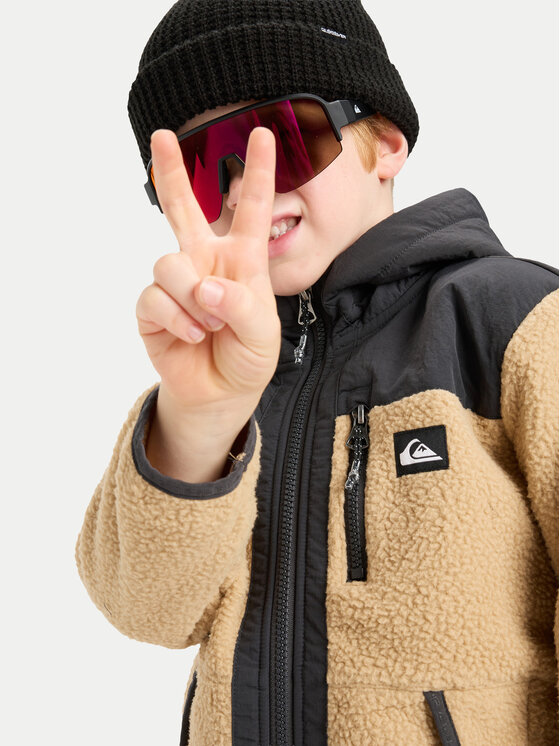Quiksilver Quiksilver Μπουφάν μεταβατικό Back To S School EQKPF03012 Μπεζ Relaxed Fit