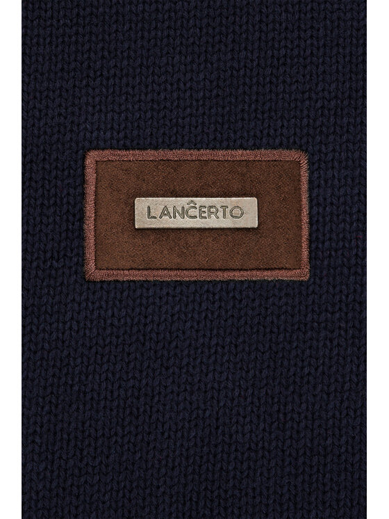 Lancerto Lancerto Kardigan Nate SW073222000060 Granatowy Regular Fit