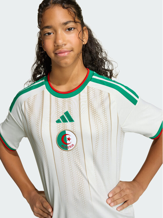 adidas adidas Koszulka techniczna Algeria 26 Home Kids Jersey Biały Regular Fit