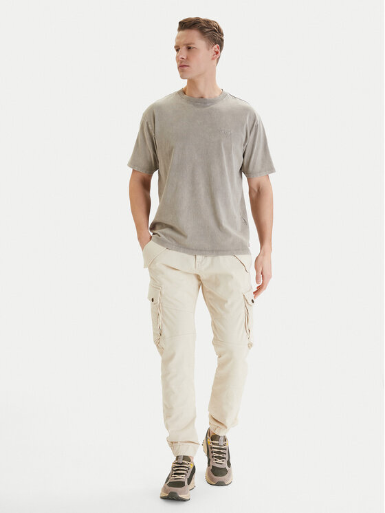 Alpha Industries Alpha Industries Παντελόνι υφασμάτινο Combat 126215 Εκρού Slim Fit