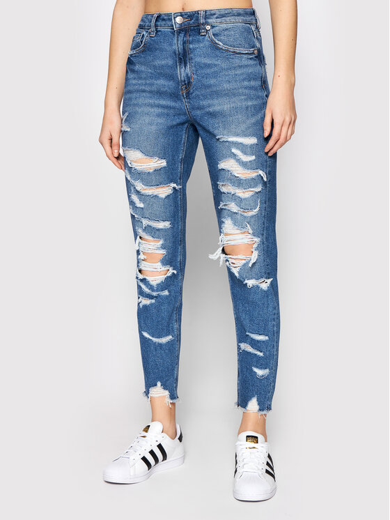 American Eagle Jeans hlače 043-0436-3157 Modra Regular Fit
