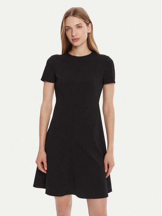 Calvin Klein Calvin Klein Koktel haljina LV044C064G Crna Slim Fit