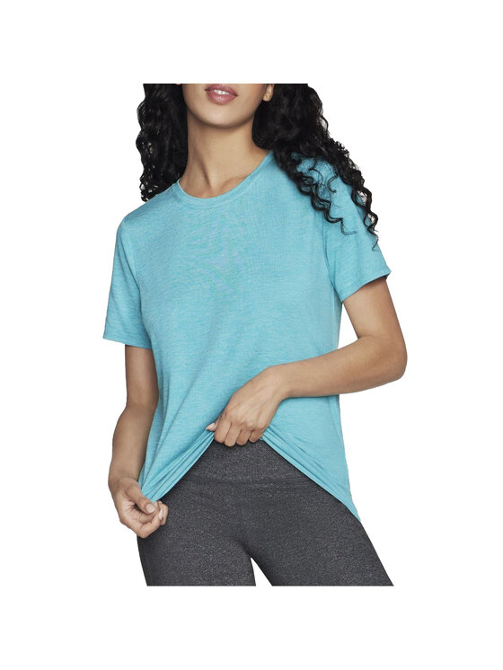 Skechers Skechers T-shirt Skechers Go Dri Swift Tee Blu Regular Fit
