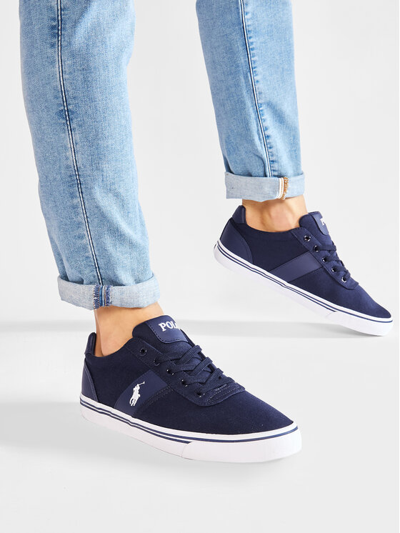 Polo Ralph Lauren Polo Ralph Lauren Sneakers aus Stoff Hanford A85 Y2139 C0225 A413B 816176919899 Dunkelblau