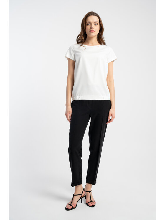 CLICK CLICK Μπλουζάκι 10-6857 Λευκό Regular Fit