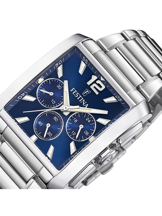 Festina Festina Zegarek F20635-2 Srebrny