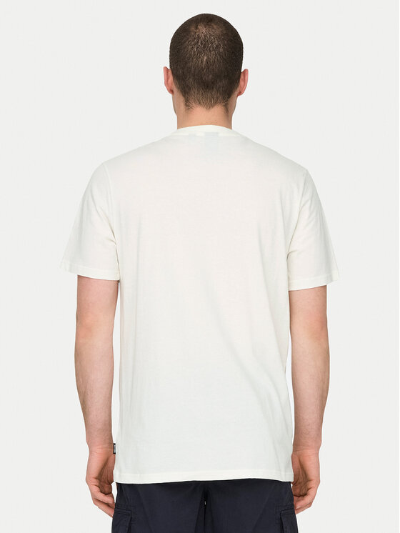 Only & Sons Only & Sons T-shirt Magdy 22029454 Bijela Regular Fit