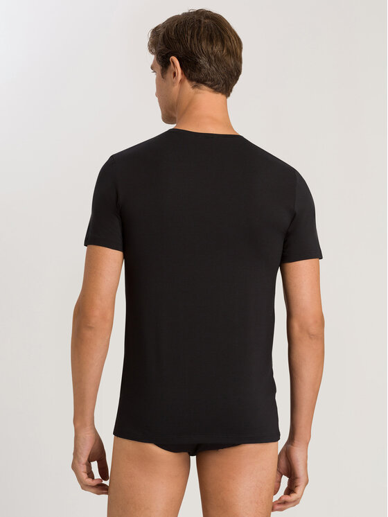 Hanro Hanro Потник 73088 Черен Slim Fit