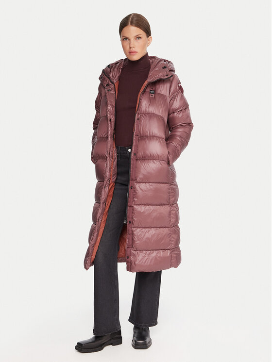 Blauer Blauer Wintermantel 25WBLDK02073 Dunkelrot Regular Fit