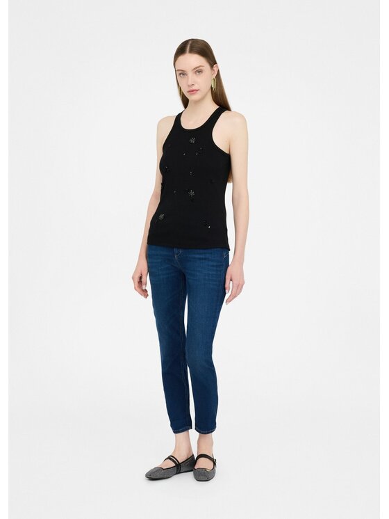 Liu Jo Liu Jo Top MF5447J4822P9124 Nero Slim Fit