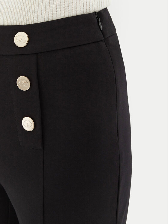 Motivi Motivi Szövet nadrág P040Q003468N Fekete Flare Fit