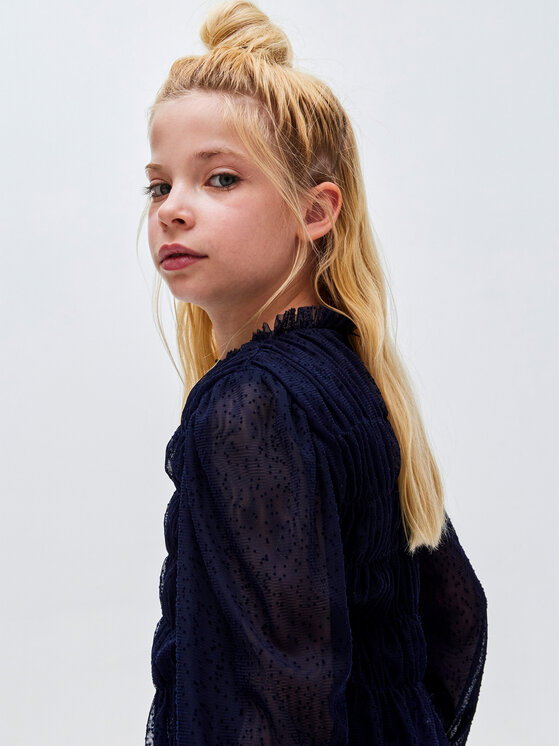 Mayoral Mayoral Bluse 7.176 Dunkelblau Regular Fit