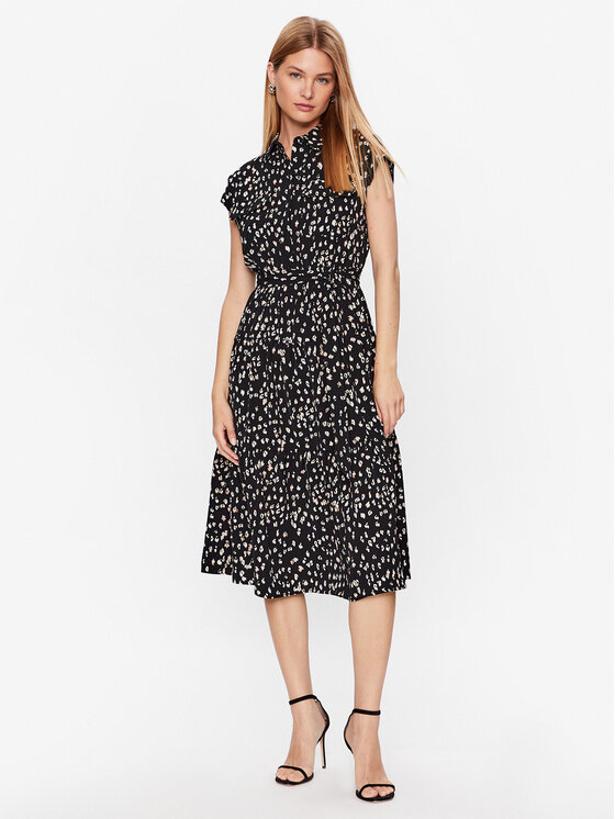 DKNY DKNY Každodenné šaty DD3E2039 Čierna Regular Fit