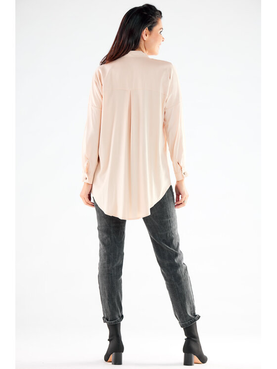 Awama Awama Camicia A525 Beige Basic Fit