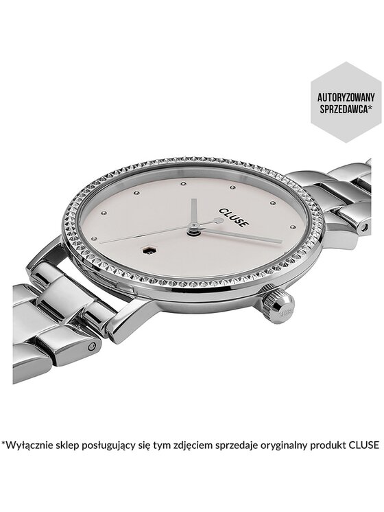 Cluse Cluse Zegarek CW0101209008 Srebrny