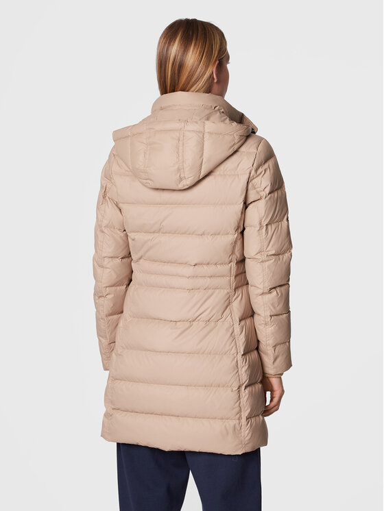Tommy Hilfiger Tommy Hilfiger Pernata jakna Tyra WW0WW37487 Bež Regular Fit