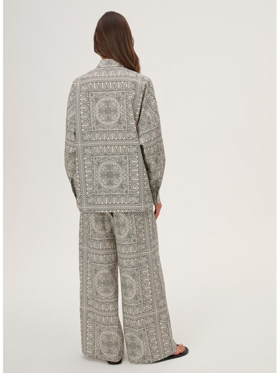 LEBRAND LEBRAND Koszula Meryl Biały Oversize