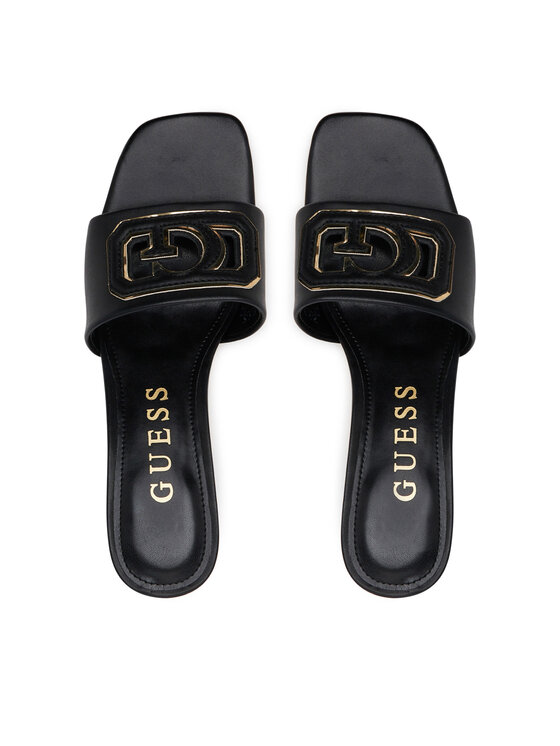 Guess Guess Šlepetės per pirštą 172849 Juoda