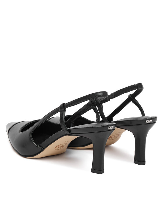 MICHAEL Michael Kors MICHAEL Michael Kors Lodičky Alora Toe Cao Mid Sling 40R6AOMS1L Černá