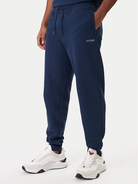 Guess Guess Sportinės kelnės Z6RB12 KAIJ1 Tamsiai mėlyna Regular Fit