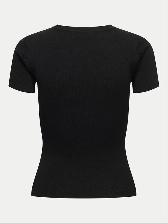 JDY JDY Tričko Cirkeline 15307860 Čierna Slim Fit