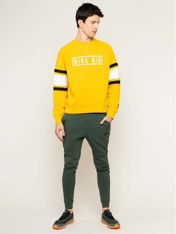 Nike Nike Bluză Nsw Crew BV5156 Galben Loose Fit
