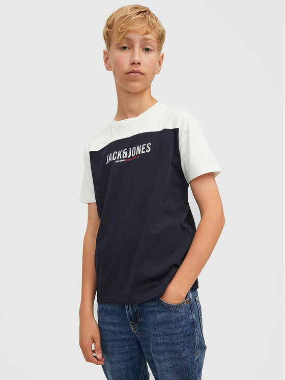 Jack&Jones Junior T-krekls Dan 12212182 Tumši zils Regular Fit