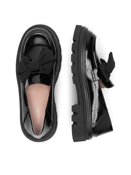 DeeZee DeeZee Loafersy TYA56-J128 Czarny